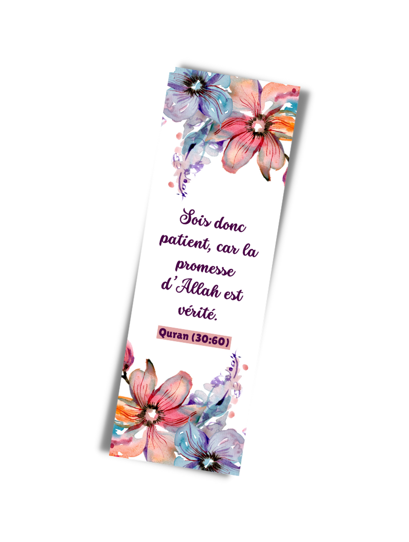 Marque-Page | Sois donc patient, car...