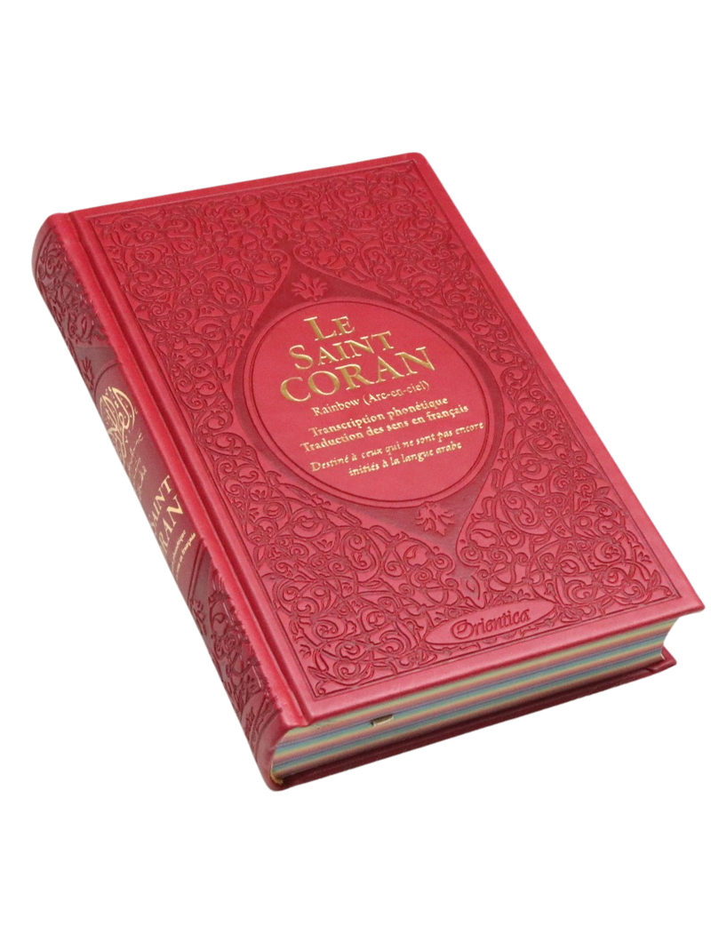 Corans Rainbow Dorés - Français/Arabe/Phonétique