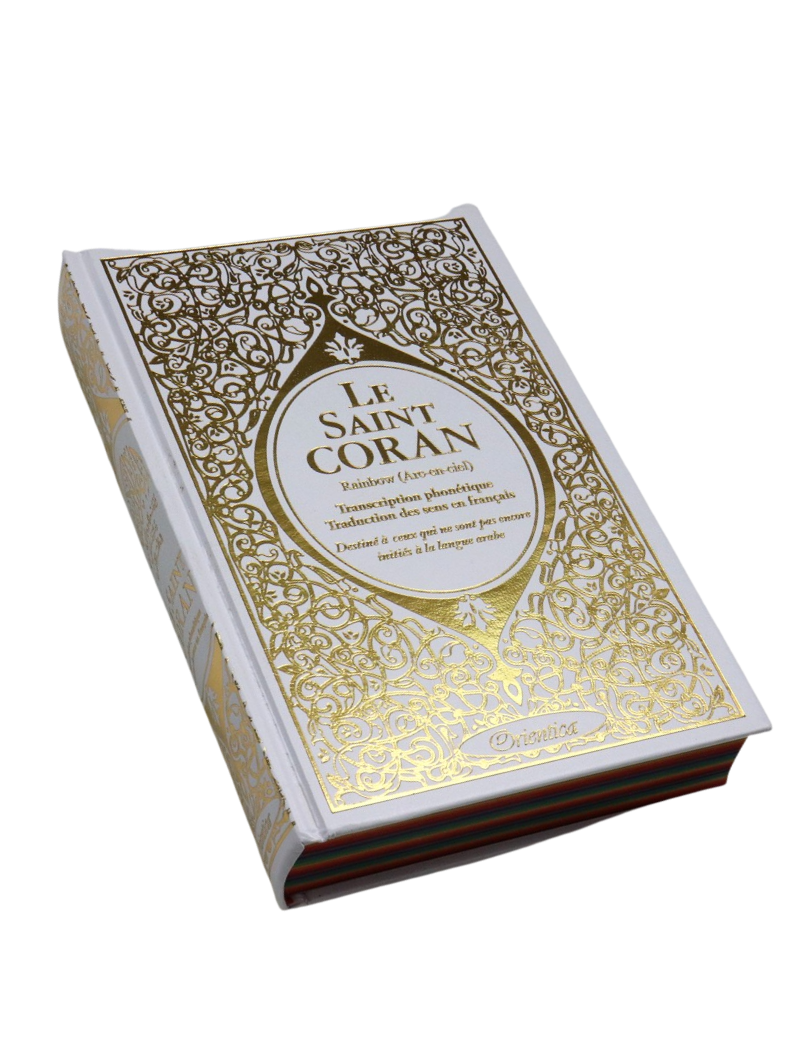 Corans Rainbow Dorés - Français/Arabe/Phonétique