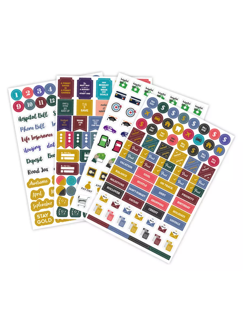 Autocollants | +260 stickers Annuels Financiers