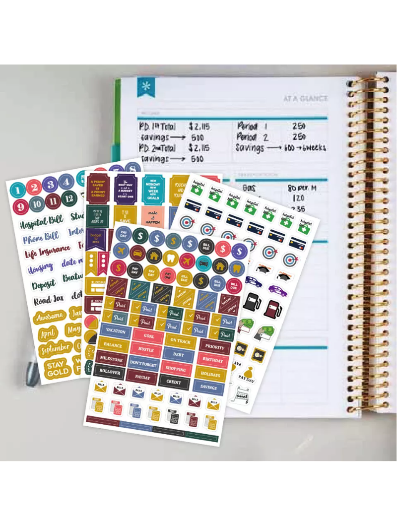 Autocollants | +260 stickers Annuels Financiers