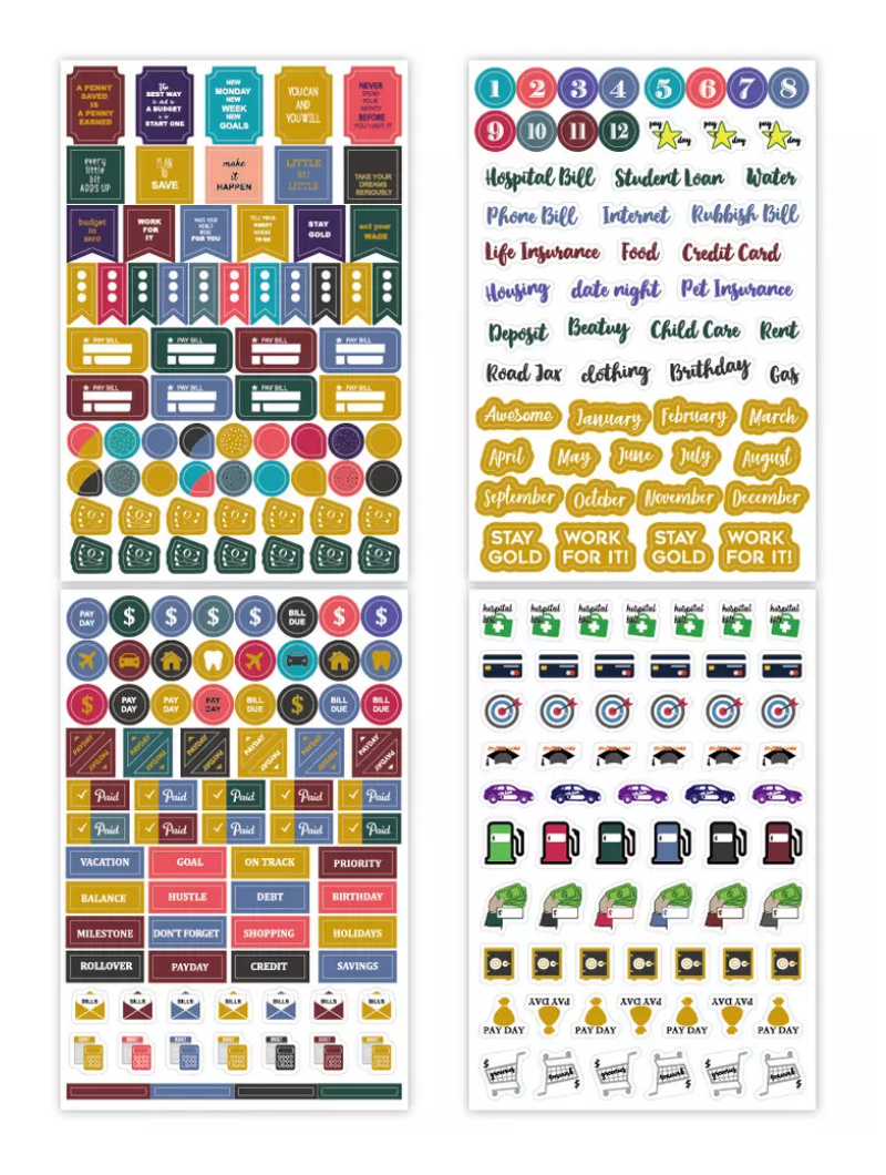 Autocollants | +260 stickers Annuels Financiers