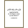 Plaque Murale | Verset du Coran inspirant
