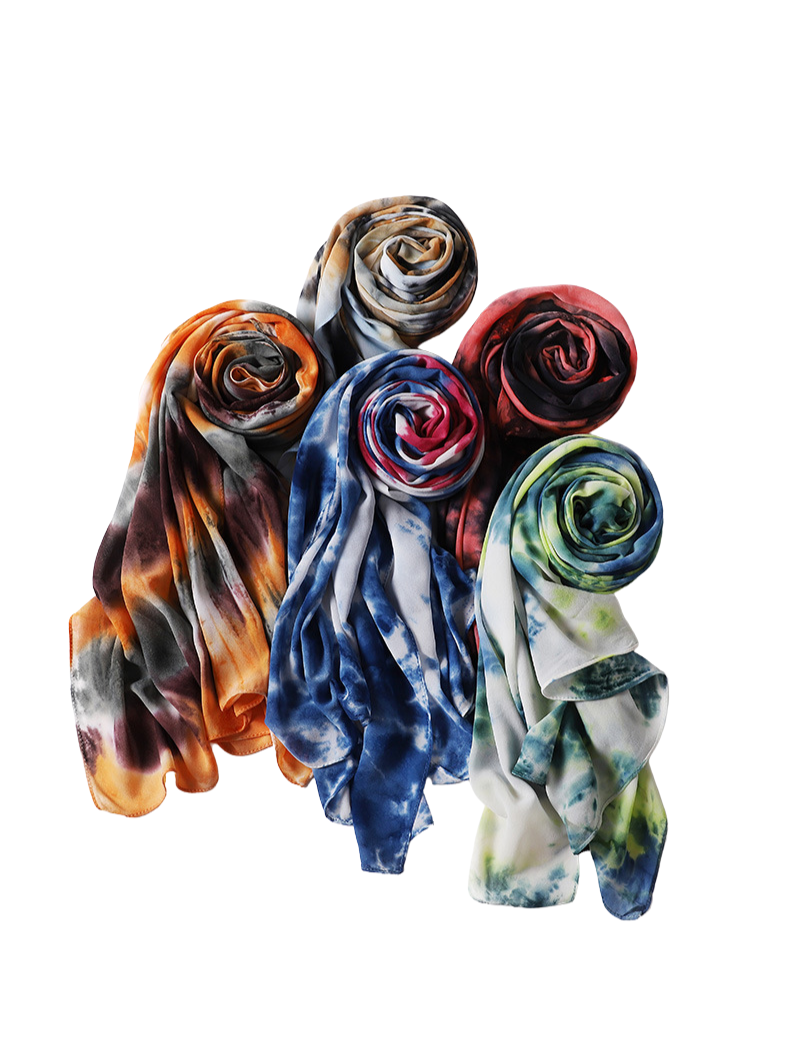 Hijab Chiffon Tie-dye