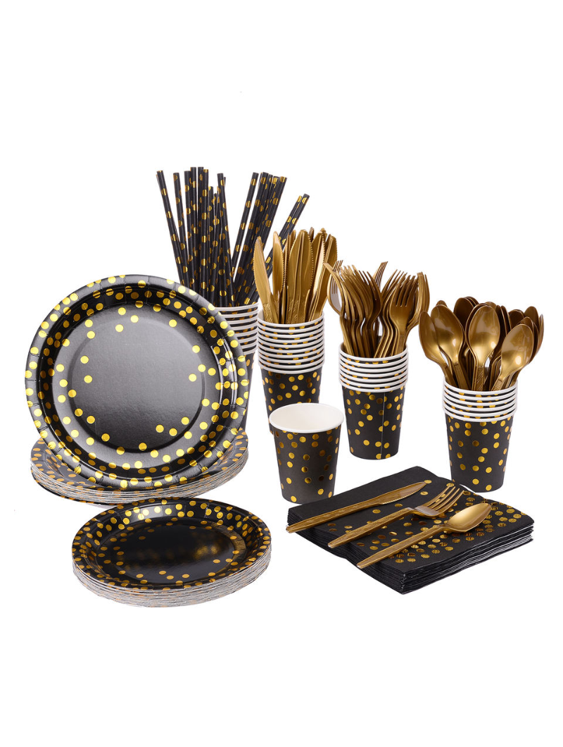 Vaisselle Jetable (10 pers.) | Style Confetti