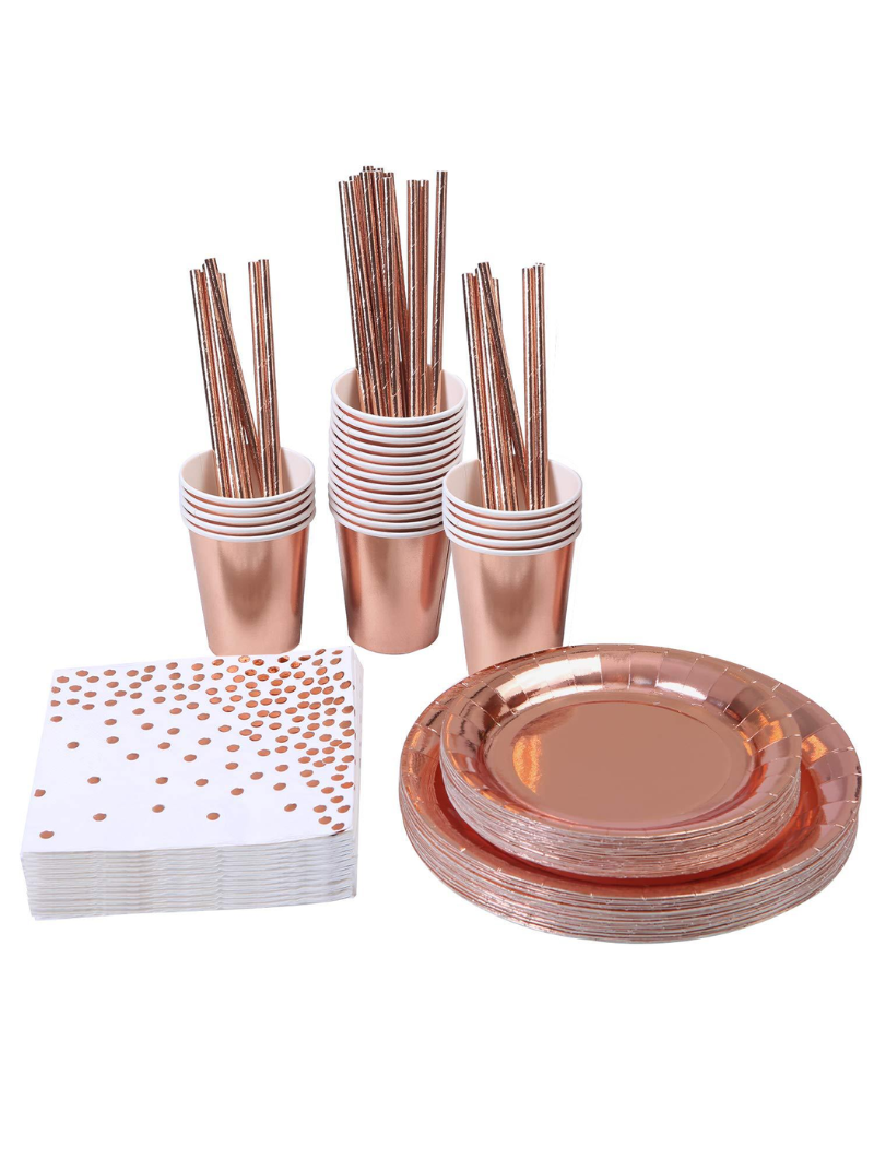 Vaisselle Jetable (16 pers.) | Style Classique