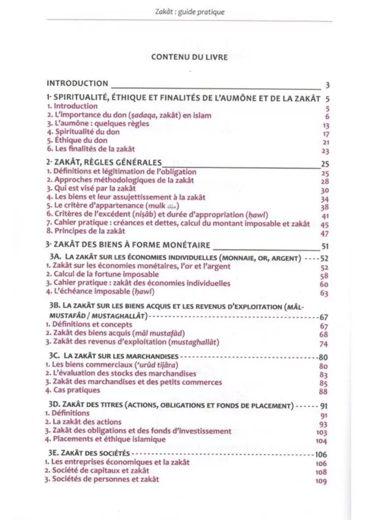 Zakat : Guide Pratique