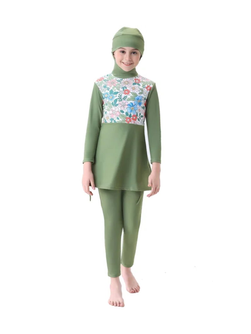 Burkini enfant - Vert