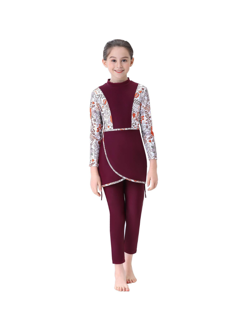 Burkini enfant - Bordeau