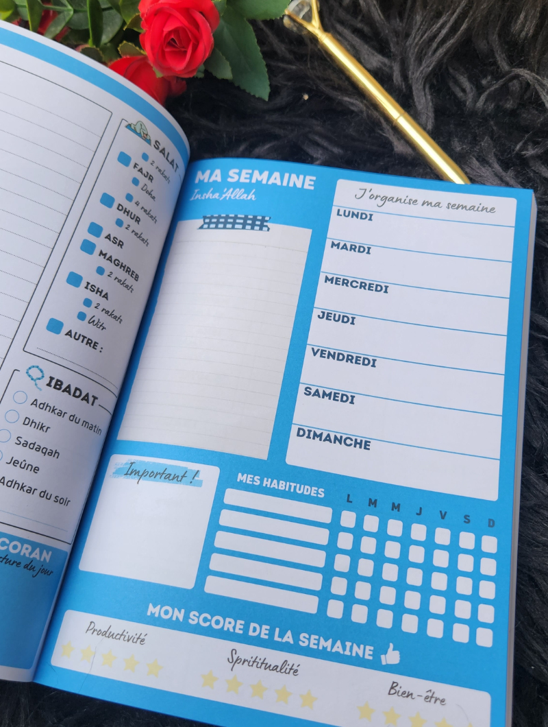 Planner Quotidien Islamique | HASSANAT Planner