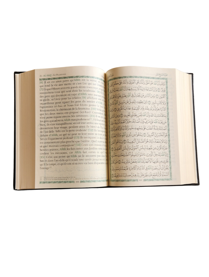 Coran Bilingue - Français + Arabe