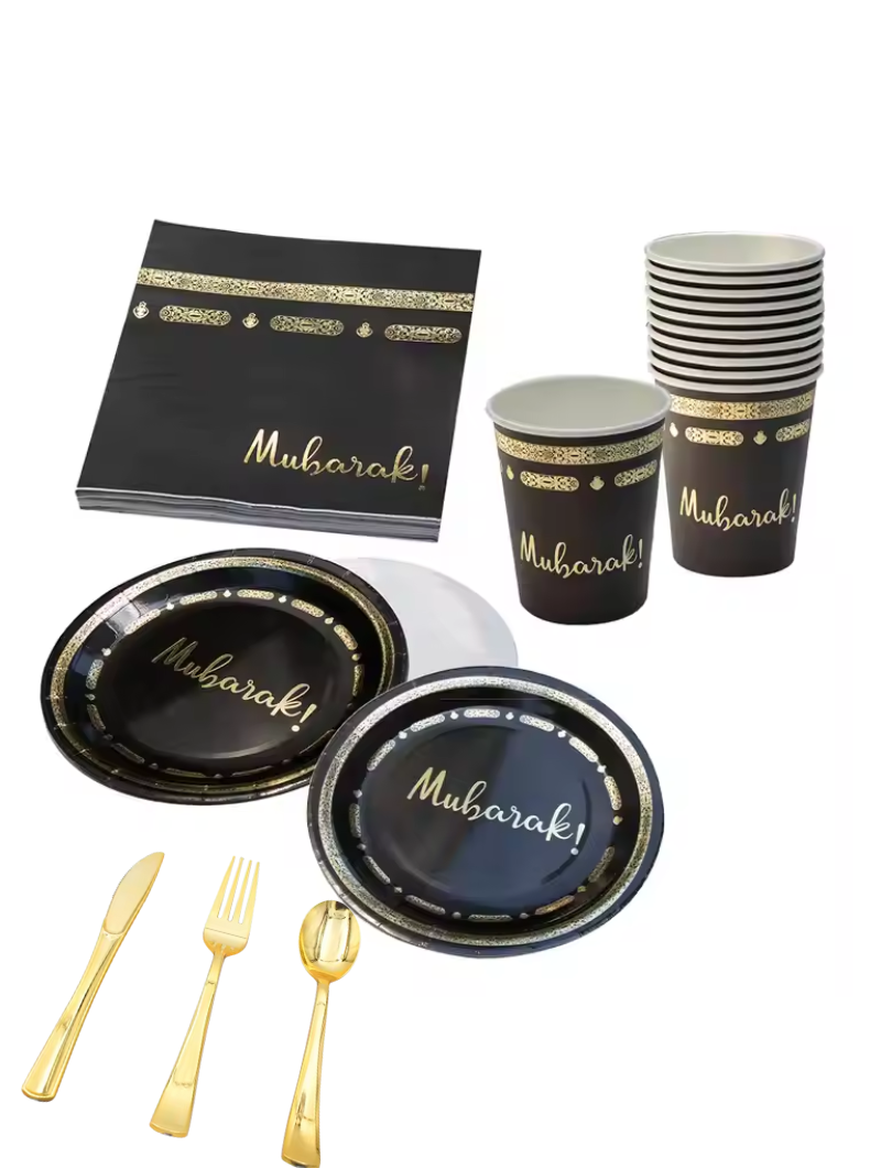 Vaisselle Jetable (10 pers.) | Oumrah / Hajj