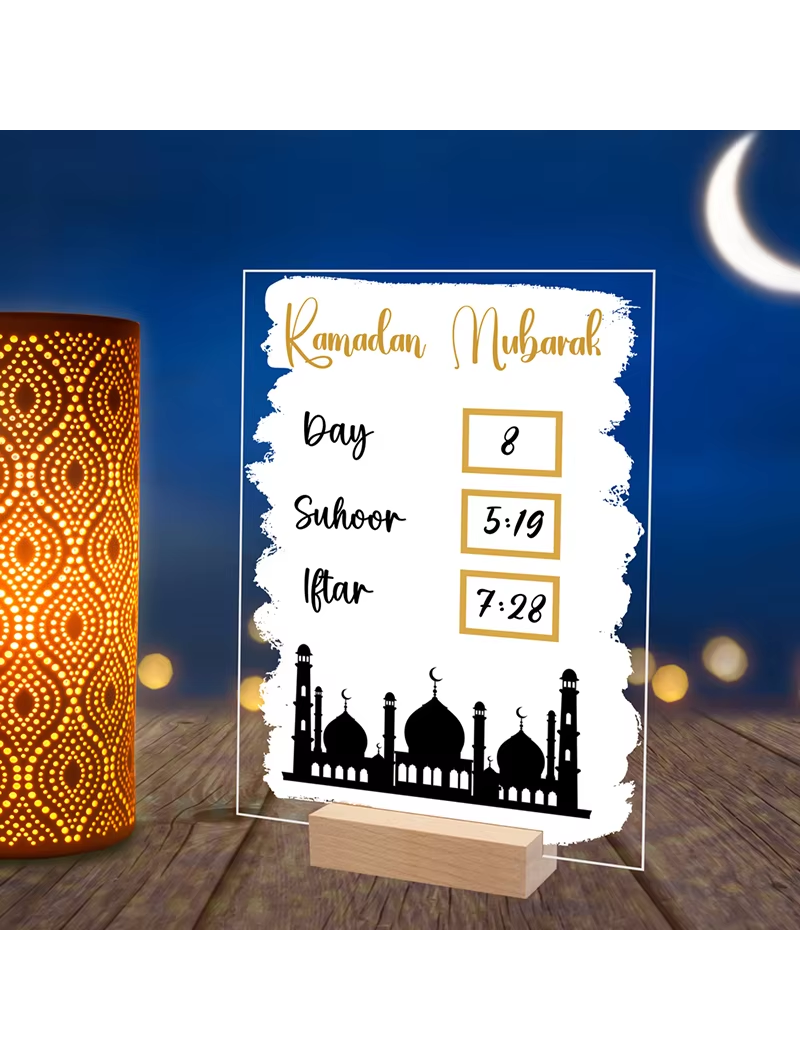 Plaque Ramadan avec Marqueur