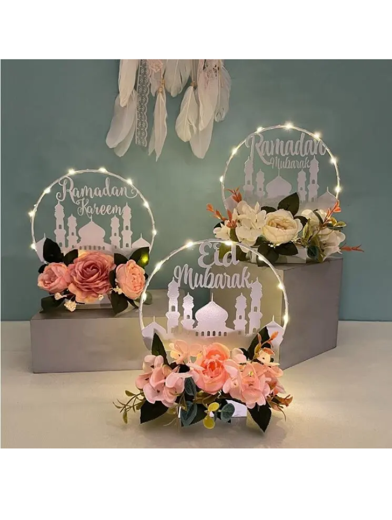 LED lumineux fleurie - Ramadan Mubarack