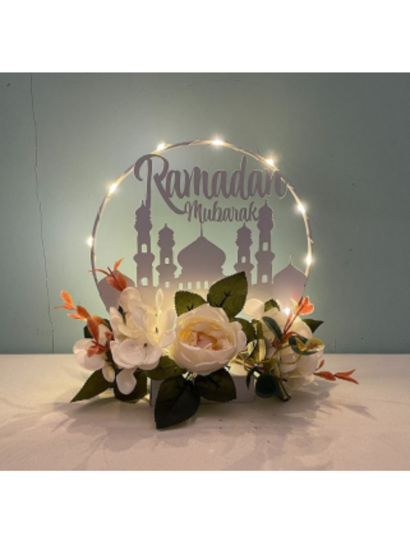 LED lumineux fleurie - Ramadan Mubarack