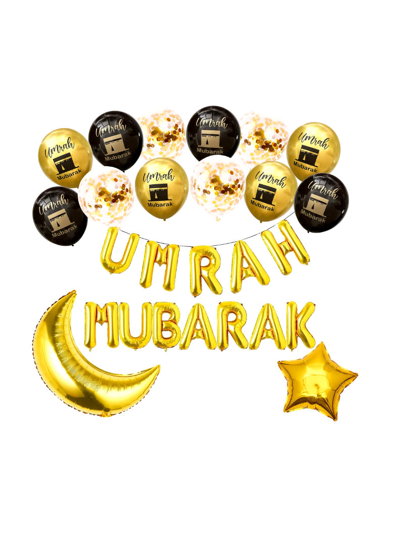 Ballons Hajj / Umrah Mubarack