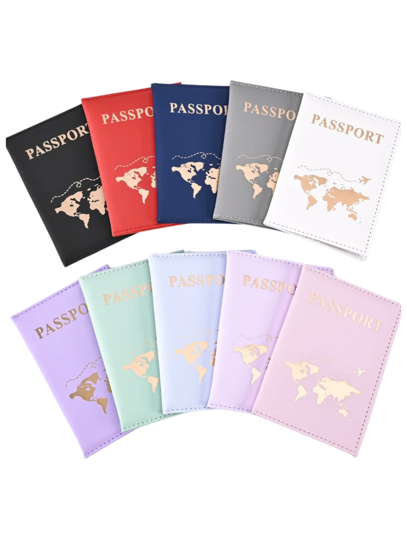 Pochette Passeport | Carte du monde