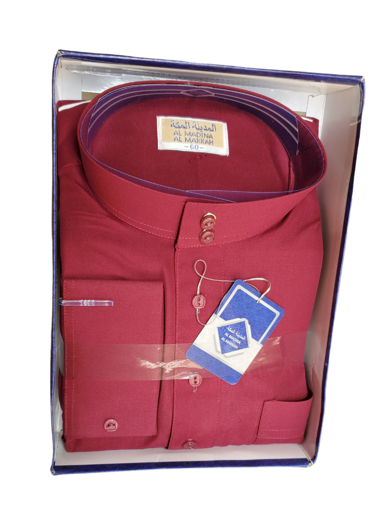 Qamis Homme | Standard Couleurs Unies - Col Mao