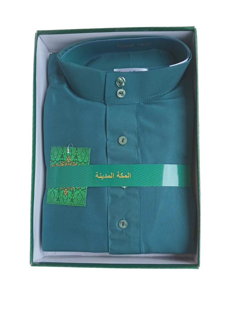 Qamis Homme | Standard Couleurs Unies - Col Mao