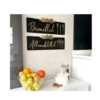 Décoration de cuisine : Bismillah et Alhamdoulillah