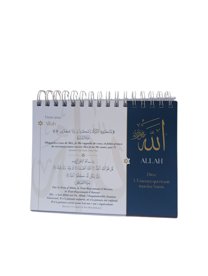 Products - books (47) Calendrier Vivre avec les 99 noms d'Allah