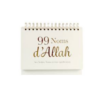 Calendrier 99 Noms d'Allah