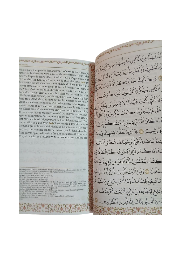 Coran Bilingue + QR code | Al Imam